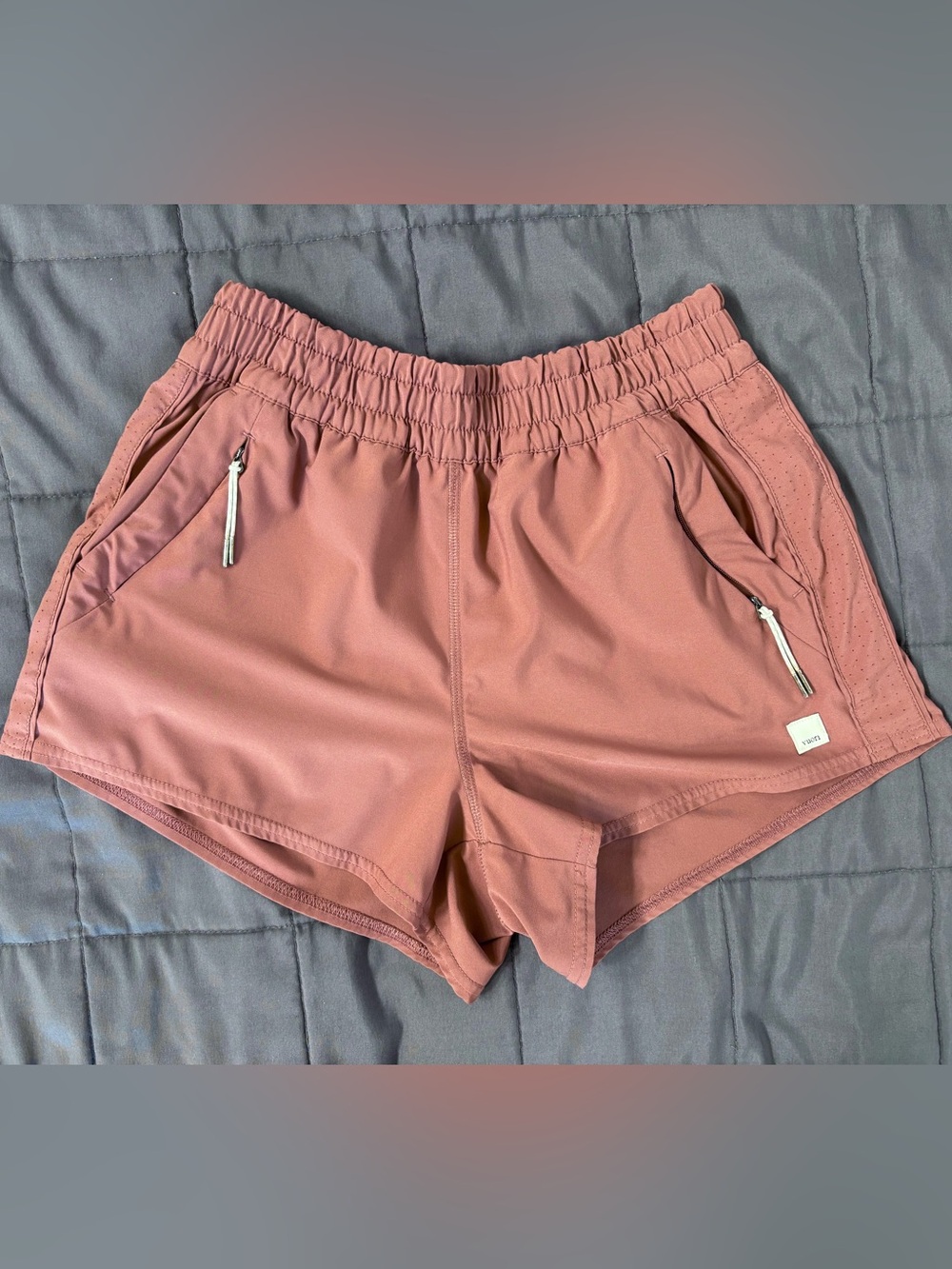 Vuori Dash Short Small Women's Athletic Running Shorts in Terracotta